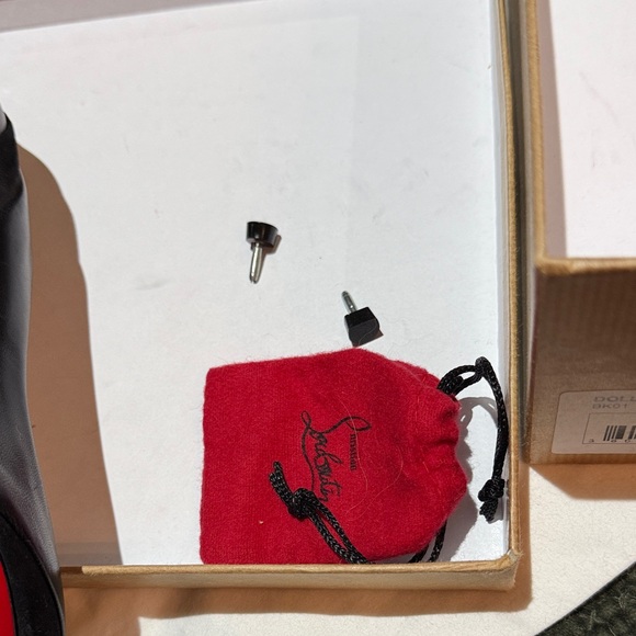 Christian Louboutin Black Patent Leather Heels - Picture 11 of 14